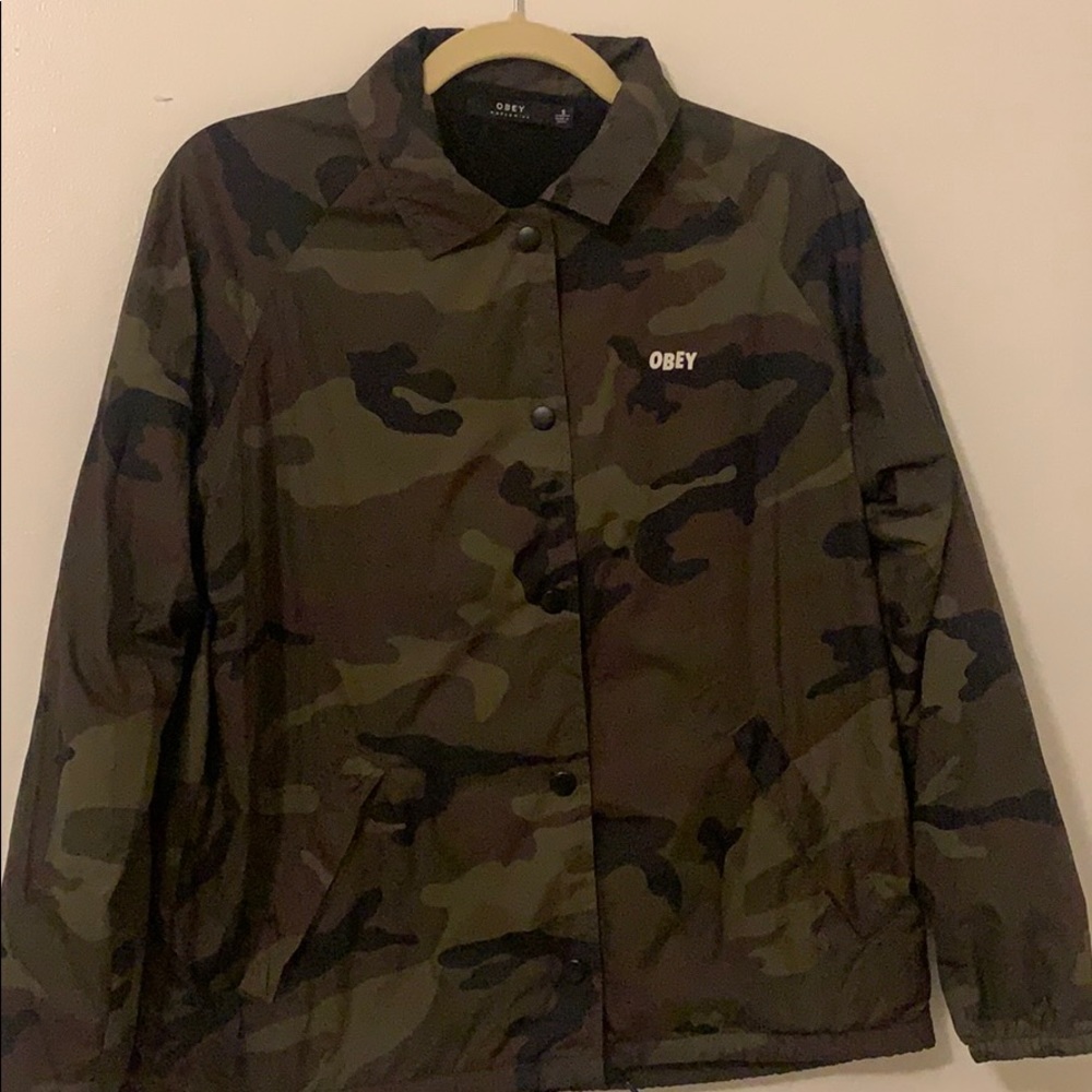 Camouflage OBEY windbreaker